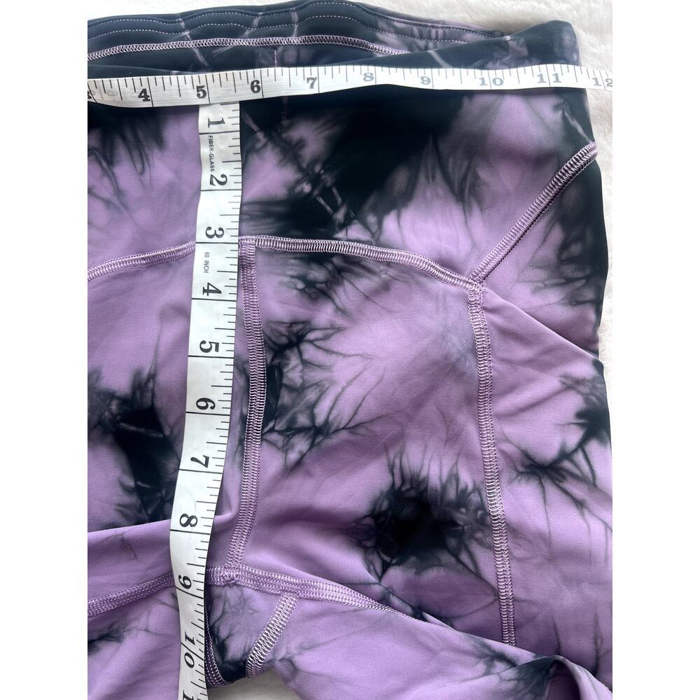Lululemon Power Thru High Rise Tight Purple Tie Dye Leggings Size 4 - Picture 7 of 8